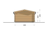 Abri de jardin en bois LILLE (34 mm), 4x3 m, 12 m² specification 4