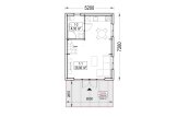 Maison préfabriquée en bois ALINA PV (Isolé RE2020, 44 mm + bardage), 46 m² specification 1