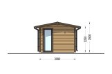 Abri de jardin en bois ARTUR PLUS (34 mm + bardage), 6x3 m, 15 m² specification 5