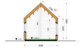 Chalet en bois habitable SALLY RV (Isolé, RE2020), 20 m² specification 6