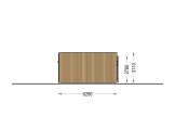 Chalet en bois habitable BELLA 3 RV (Isolé RE2020, 44 mm + bardage), 75 m² specification 5