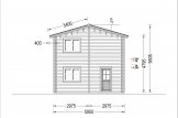 Chalet en bois habitable TOULOUSE (44+44 mm, RT2012), 100 m² + 20 m² terrasse specification 5