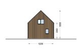 Maison préfabriquée en bois ALINA PV (Isolé RE2020, 44 mm + bardage), 46 m² specification 5