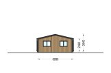 Chalet en bois SELENE (44 mm + bardage), 54 m² specification 5