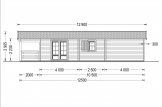 Chalet en bois DONNA PLUS (44 mm), 63 m² + 11.5 m² terrasse specification 4