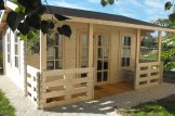 Abri de jardin ROYAL (44+44 mm, RT2012), 5x5 m, 25 m² customer 1
