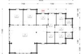 Déstockage: Chalet en bois VICTORIA S (66+66 mm) , 171 m² specification 1
