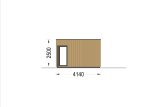 Studio de jardin PREMIUM S (34 mm + bardage), 7.5x4 m, 30 m² specification 5