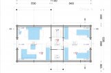 Chalet en bois VERA (44+44 mm), 132 m² + 13.5 m² terrasse specification 2