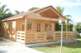 Chalet en bois avec mezzanine ANGERS (44 mm), 36 m² + 19 m² terrasse customer 1