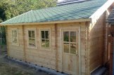 Chalet en bois SCOOT (44 mm), 27 m² + 9 m² mezzanine customer 2