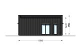 Chalet en bois habitable MALLY RV (Isolé RE2020, 44 mm + bardage), 70 m² specification 5