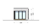 Abri de jardin en bois INES (Isolé RE2020, 34 mm + bardage), 6x3 m, 18 m² specification 5