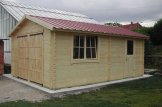 Garage en bois (44 mm), 3.2x5.2, 16 m² customer 2
