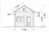 Chalet en bois habitable AVIGNON (44+44 mm, RT2012), 19.9 m² + 16 m² étage specification 3