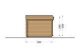 Abri de jardin en bois IDA avec abri (34 mm), 6x3 m, 11 m² specification 5
