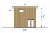 Studio de jardin LISA (44 mm + bardage), 21.84 m² specification 5