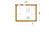 Chalet en bois habitable SOPHIA RV (Isolé, RE2020), 20 m² specification 2