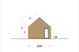 Chalet en bois ADALINE (44 mm + bardage), 50 m² specification 5