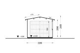 Garage en bois CLASSIC (34 mm), 3.2x5.2, 16 m² specification 6