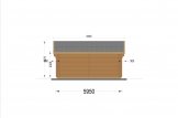 Chalet en bois FILL S (Isolé, 34+34 mm), 60 m² specification 3