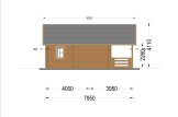 Chalet en bois avec terrasse ANGERS S (34+34 mm), 36 m² + 19 m² specification 4