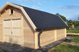 Garage en bois BARN (44 mm), 5x6 m, 30 m² customer 3