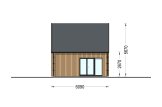 Chalet en bois en kit SELIA (34 mm + bardage), 44 m² specification 6
