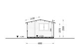Abri de jardin en bois OSLO (34 mm), 5x4 m, 20 m² specification 6