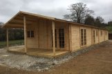 Chalet en bois habitable BOSTON (Isolé RE2020, 44+44 mm), 6x19 m, 114 m² customer 2