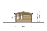 Abri de jardin en bois DEVON (34 mm), 6x4 m, 24 m² specification 5
