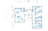 Maison en bois SCARLET S (44 mm + bardage), 160 m² specification 1