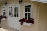 Abri de jardin en bois avec appenti CLARA (44 mm), 7x4 m, 28 m² customer 2