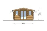 Abri de jardin en bois OLYMP (34 mm), 4x3 m, 12 m² specification 2