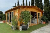 Abri de jardin en bois MIA (Isolé, 44+44 mm), 5.5x5.5 m, 30 m² customer 1