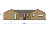 Maison en bois SCARLET S (44 mm + bardage), 160 m² specification 4