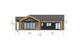 Maison en bois TESSA RV (Isolé RE2020, 44 mm + bardage), 130 m² specification 3