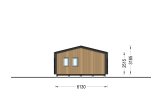 Chalet en bois habitable ANGELA S (Isolé, 44 mm + bardage), 45 m² specification 4