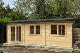 Abri de jardin en bois NORA (Isolé, 44+44 mm), 7x3.5 m, 24 m² customer 1