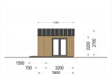 Abri de jardin en bois PIA (ossature en bois), 4x3 m, 12 m² specification 3