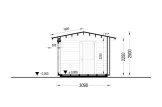 Abri de jardin en bois ARTUR PLUS (34 mm + bardage), 6x3 m, 15 m² specification 6
