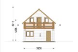 Chalet en bois LANGON S (44+44 mm), 95 m² specification 4