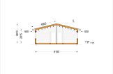 Chalet en bois ALICE S (44 mm + bardage), 63 m² specification 6
