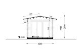 Abri de jardin en bois LILI (34 mm), 6x3 m, 8 m² specification 6