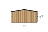Abri de jardin en bois PIA PLUS (34 mm + bardage), 5x3 m, 12 m² specification 4