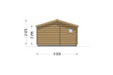 Chalet en bois AMBRE S (44 mm), 47 m² specification 5