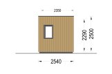 Bureau de jardin PREMIUM S (Isolé RE2020, 34 mm + bardage), 4.1x2.4 m, 10 m² specification 5