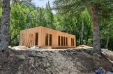 Petite maison en bois PREMIUM (Isolé, 34 mm + bardage), 10.5x4.5 m, 47 m² customer 1