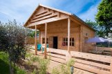 Chalet en bois avec terrasse ANGERS (44 mm), 36 m² + 19 m² customer 1