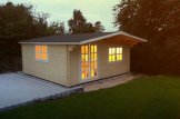 Abri de jardin WISSOUS (44+44 mm, RT2012), 5x5 m, 25 m² customer 3